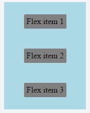 flexbox вертикальное выравнивание